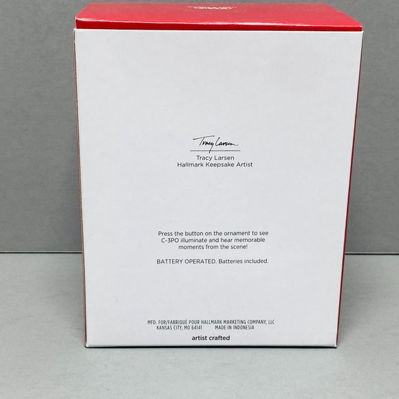 C3PO AND BABU FRIK Star Wars Rise of Skywalker Sound 2021 Hallmark Ornaments - Picture 5 of 7